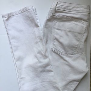 Banana Republic White Skinny Jeans